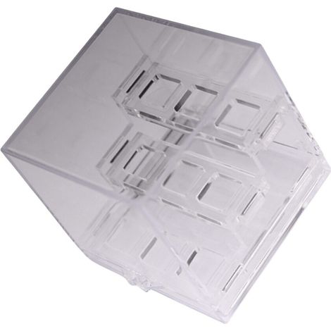 Robuste und transparente Aufbewahrungslösung aus 68-mm-Acryl. (1/5)