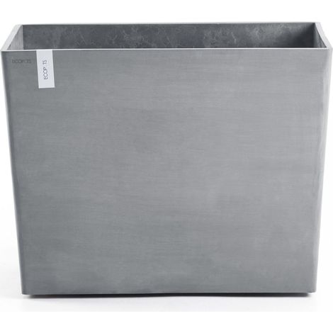 Ecopots Paris Wheels 85 Blumentopf - L 85,2 cm x B 39,5 cm x H 65,8 cm - Innen- und Außenbereich