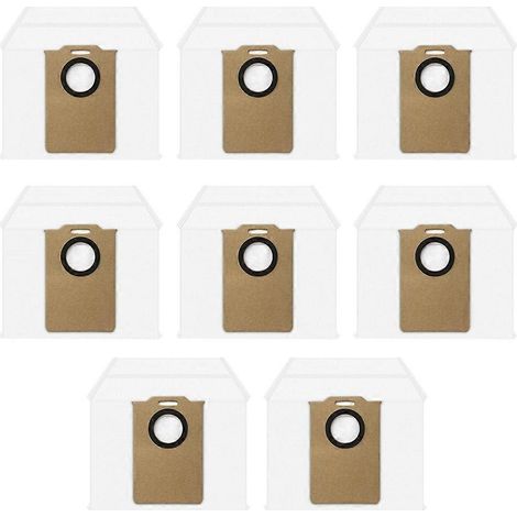 8PCS Sac à poussière pour Monsga MS1 MAX / T10 Lite / M70 Pro /BPMIO B15 Plus / L15 Plus Aspirateur (1/5)