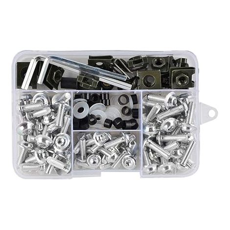155 Pièces Kit De Boulon De Carénage De Moto,Vis De Clips De Montage De Corps En Aluminium Kit (1/4)