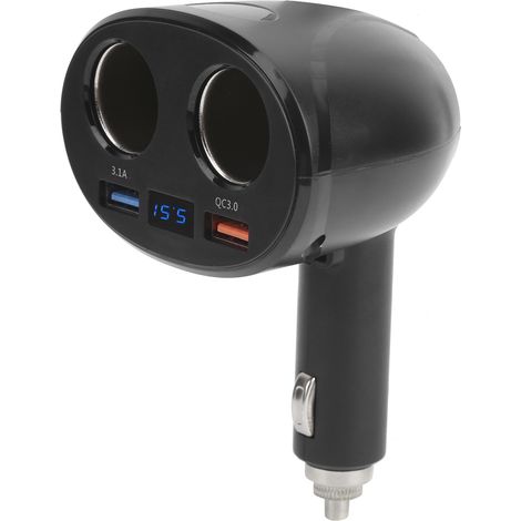 Eosnow Zigarettenlager -Sockel -Ladegerät Dual USB Port Splitter Distributor Automobile Electronics
