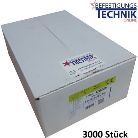 2,8x35mm Ring feuerverzinkt Coil Haftennägel für Haftennagler Prebena 3GP-CNH50 Tjep PC-50 CN50G 3,0-EN12398