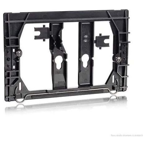 Plaque de commande WC Geberit Delta – Finition métal – Support pour toilettes suspendues – Compatible avec cadre Geberit (1/4)