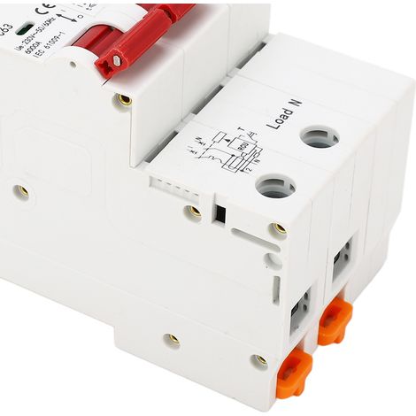Disjoncteur différentiel intelligent WiFi 2P 63A AC230V, interrupteur automatique de protection sur rail DIN, télécommande via application (1/5)