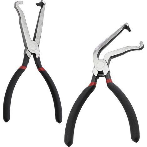 2 Pièces Pince de Déconnexion Électrique, Robuste et Facile à Utiliser, Pince Coupante Électrique, Polyvalente, Pince Électrique pour Voiture, pour Conduites de Carburant (Noir) (1/5)