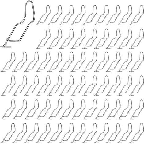 100 Pièces Boucles de Connexion de Treillis pour Plantes, Pinces de Treillis pour Piquets de Jardin pour Cannes, Piquets de Support de Jardin pour (1/5)