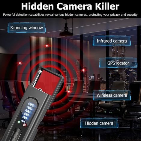 comeder Détecteur Micro Espion | Détecteur de Signaux RF pour Localisateur GPS Tracker Appareils d'Écoute Caméras sans Fil pour Hôtel Maison Bureau Voyages comeder Détecteur Micro Espion | Détecteur de Signaux RF pour Localisateur GPS Tracker Appareils d'Écoute Caméras sans Fil pour Hôtel Maison Bureau Voyages