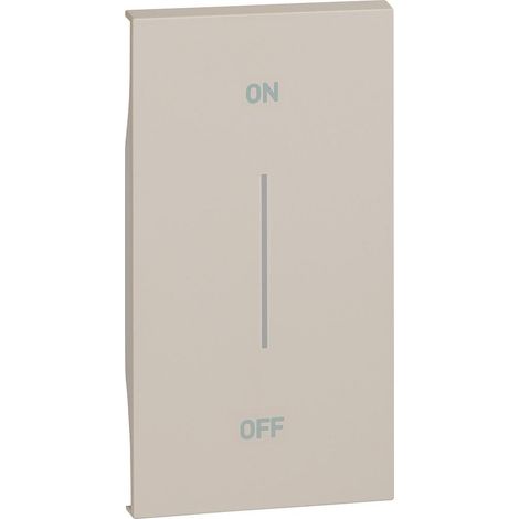 Living Now enjoliveur ON/OFF 2 MODULES SABLE MYHOMEUP BTICINO BTKM01MH2AG