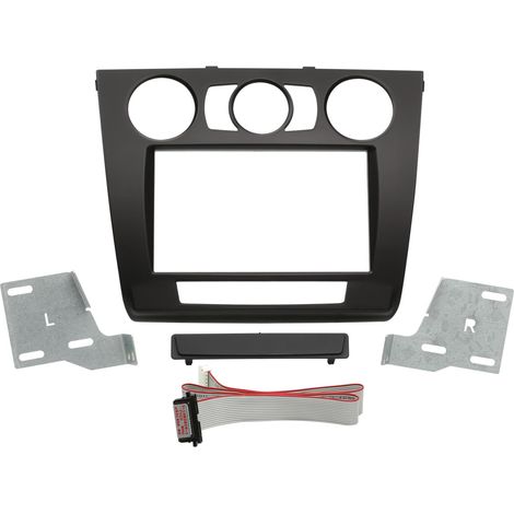 Kit Support Autoradio compatible avec BMW Serie 1 07-12 Avec Clim Manuelle