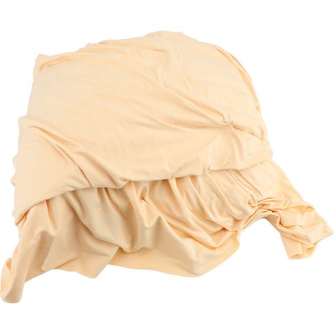 Elastischer Sofabezug mit Saum, komplett umschließend, rutschfest, dehnbar, waschbar, Möbelschutz, 2-Sitzer, beige