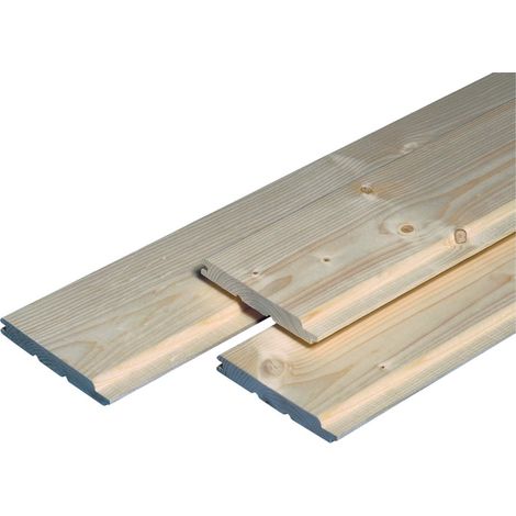Profilholz Fichte Tanne B-Sortierung Schrägprofil 200 x 9,6 cm 12,5 mm Profilholz