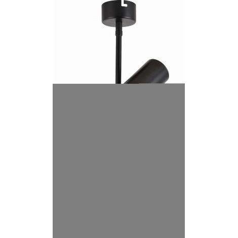 Lampada a sospensione Candellux Tuba LED 2x5W 4000K nera