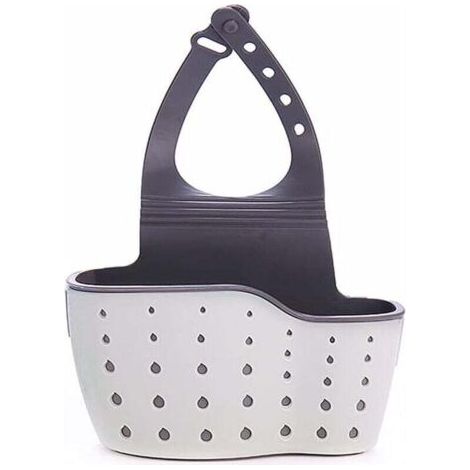 Porte-Éponge pour Évier de Cuisine,Panier Suspendu de Type Égouttoir,Égouttoir Panier Suspendu,Évier Étagère de Rangement,Porte Éponge de Rangement,pour Stockage de Cuisine,Support de Vidange (1/4)