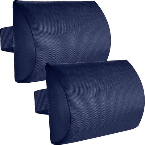Kopfstützenkissen – 1 Stück – Teslin-Gewebe – ergonomisch und verstellbar – für Gartenliegen – 37 x 17 cm (1/5)