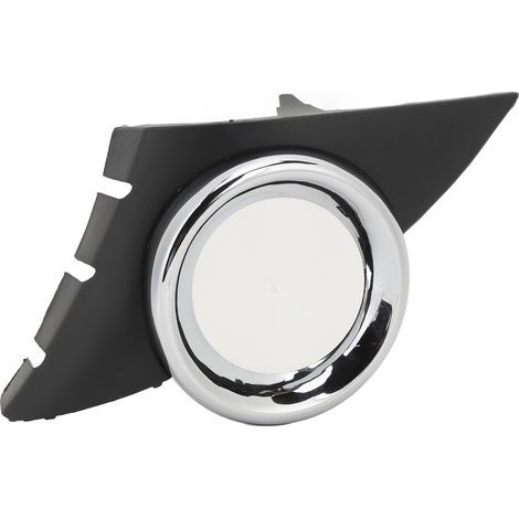 Grille de phare antibrouillard inférieure de pare-chocs avant, support de lampe chromé, garniture de couverture de cadre pour modèles Sport 207 de 2006 à 2009, gauche 7452HW. (1/5)
