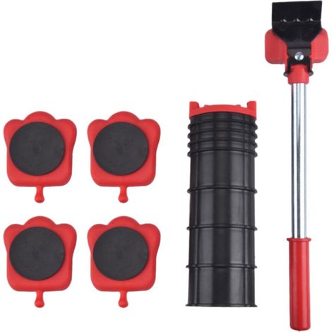 Ensemble de 14 patins meubles avec roulettes pivotantes et bases prote (1/5)
