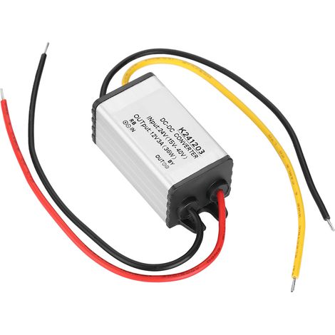 Convertisseur CC-CC 24 V vers 12 V, alimentation abaisseuse haute efficacité 3 A (1/5)