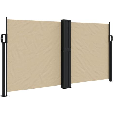 vidaXL Tenda da Sole Laterale Retrattile Beige 120x600 cm (1/5)