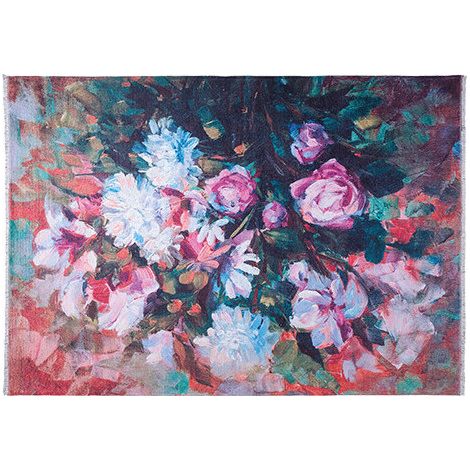 Alfombra de tocador 57×90 cm – algodón estampado antideslizante – colección MUL004