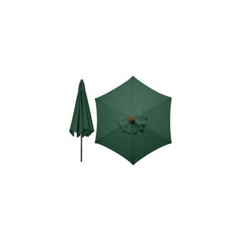 Housse de parasol 3 mètres – Tissu polyester haute qualité – Protection solaire UPF 30+ – Compatible 6 bras hexagonaux (1/5)