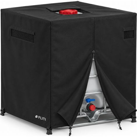 IBC Housse de Protection pour Réservoir d'eau 1000 L Bache Couverture Réservoir IBC d'eau de Pluie Housse Cuve 1000L Anti UV Imperméable Couverture Container Réservoir IBC 120x100x116cm Google (1/5)