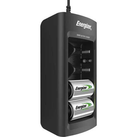 Caricabatterie ricaricabile energizzatore universale  supporta batterie aa, aaa, c, d e 9v (1/5)