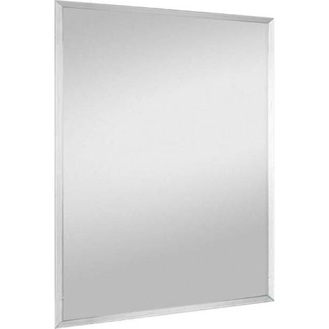Minimalistischer Wandspiegel SOFIA mit Facettenschliff 40x60 cm (1/5)
