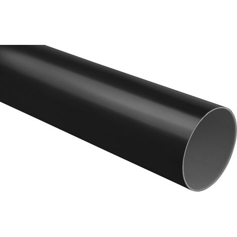 Fallrohr Sparpaket - 75mm, stabiler Kunststoff PVC-U - RainWay S: Anthrazit, 20 Meter / 10 Stück (1/5)