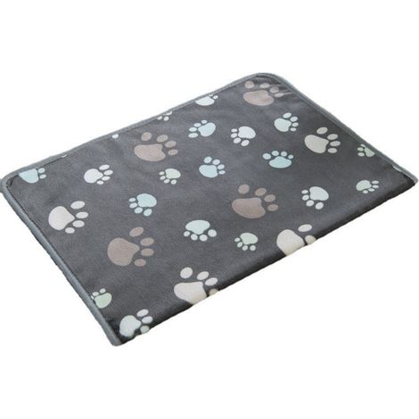 Couverture Polaire pour Chien, Chien de Compagnie Couverture, Couverture pour Animal, Animal Molleton Couverture, Convient aux Chiens, Chats, Lapins et Autres Animaux de Compagnie, 76 x 52cm (1/2)