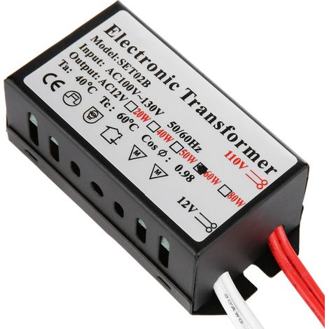 Elektronischer Transformator-Spannungswandler mit intelligentem Netzteiltreiber (60 W) von 110 V auf 12 V (1/5)