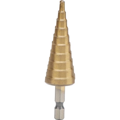 Foret étagé multifonction pagode en acier rapide HSS, alésoir conique perceuse outil, diamètre 4-32 mm, lot de perçage universel (1/5)