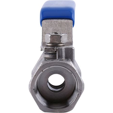 1/2"-Kugelhahn, einteilig, Innengewinde, Edelstahl SS 304 BSPT, für Wasser, Öl und Gas (1/5)