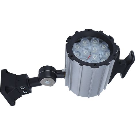Lampe de travail étanche 12 W 24 V pour machines CNC, 12 LED, bras court, pour outils industriels (1/5)