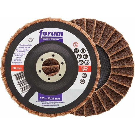 Fächerschleifscheibe Vlies 125mm crs FORUM (1/3)