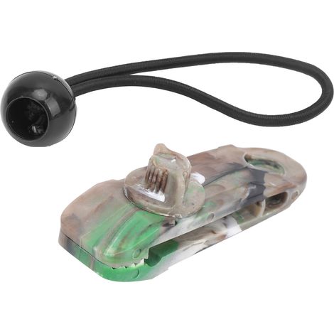 Clips de bâche camouflage, robustes et à verrouillage, pour tente, corde à vent, auvent, bâche de voiture ou de piscine (1/5)