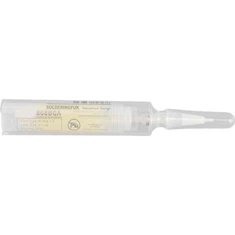 Pâte à souder à base de colophane 10 cc, seringue sans nettoyage et à faible résidu, pour l'entretien des soudures (1/5)