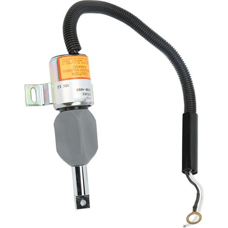 Électrovanne d'arrêt de carburant 17004061 12V, vanne de coupure et régulation compatible Takeuchi Woodward TL140 (1/5)