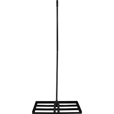 Niveladora manual para tierra, césped y jardín, de acero, 70 cm.