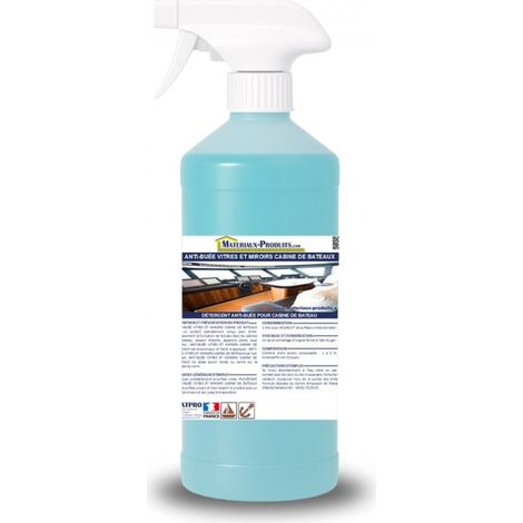 Anti-buée vitres et miroirs cabine de bateaux - 500 ml Bleu - MATPRO