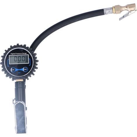 Reifendruckmesser (200 PSI/14 BAR) mit LCD-Bildschirm und LED-Beleuchtung für Auto, Transporter, Motorrad und ATV (1/5)