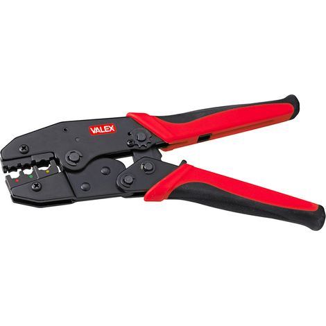 Pinza a cricchetto per crimpare capicorda preisolati 1462745 valex 220mm (1/4)