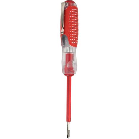 Voltage Tester Pen with Screwdriver, 100-500V Cross Slot Electrical Test Pencil, Electricity Sensor Tool, Plastic Measuring Current, Non-Slip Detector Pass for Repair (1/5)