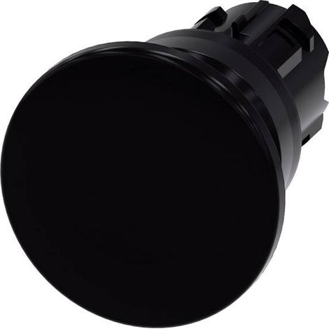 Siemens 3SU10001BD100AA0 3SU1000-1BD10-0AA0 Bouton champignon collerette plastique noir 1 pc(s) Y401251 (1/2)