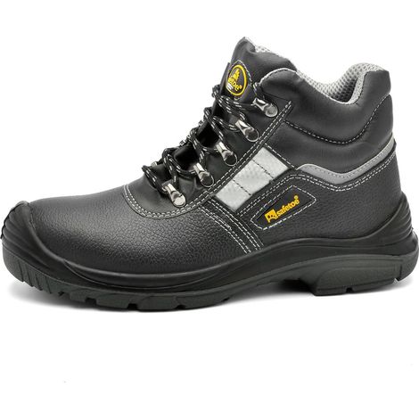 Men's and Women's Safety Shoes, 8027BN Lightweight and Comfortable High-Top Safety Sneakers for Men, Heavy Duty Construction Work Boots, S3 Steel Toe Cap and Steel Plate (1/5)