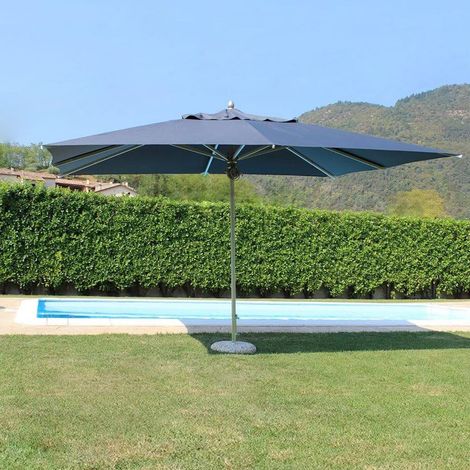 ABACUS - ombrellone da giardino palo centrale in alluminio 3 x 4 m (1/3)