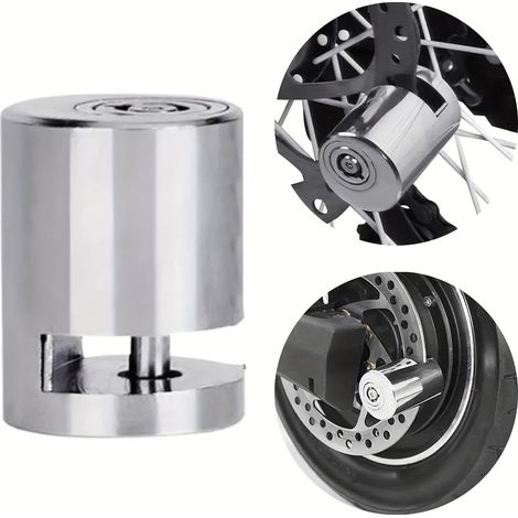 Antivol pour vélo – Cadenas pour trottinette électrique ou vélo – Verrouillage par pression – Diamètre du cylindre : 5 mm (1/5)