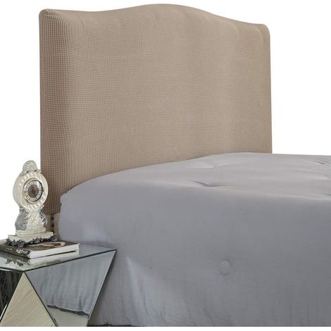 Le Sable 1.5M Housse de Protection de tête de lit Extensible Housse Anti-poussière Solide Couvre de tête de lit Décoration Chambre Le Sable