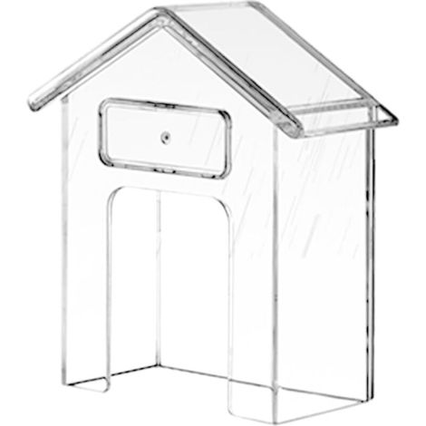 Doorbell Rain Cover House Shape Rain Cover for Doorbells, Weather Protection for Door Locks and Knobs