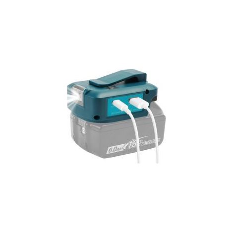 Convertisseur de lumière de travail pour adaptateur de batterie de source d'alimentation Adp05 pour batterie Makita 14,4v et 18v(Adaptateur Seulement) (1/4)