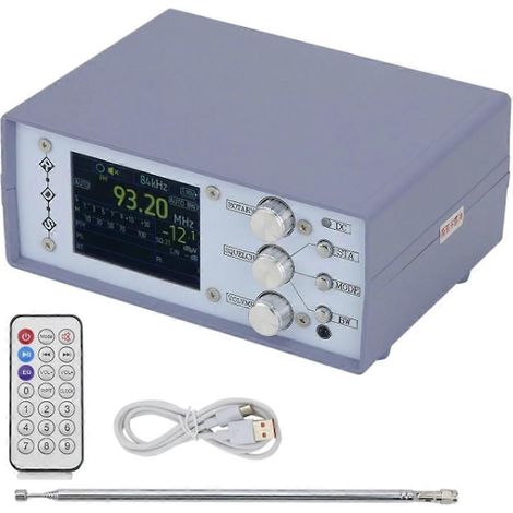 Radio de bureau bleue TEF6686 pour DSP RDS AM FM SW à bande complète avec un haut-parleur (1/5)